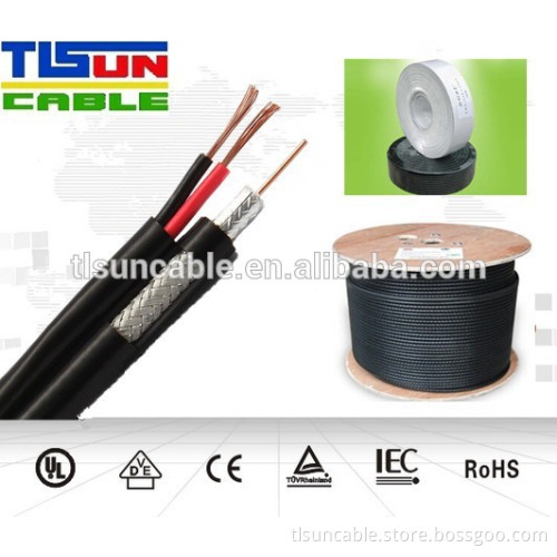 RG59 COAXIAL CABLE WITH POWER FOR CAMARA VIDEO SIGNAL DATA
